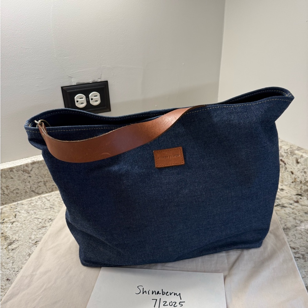 Parker Thatch Denim Medium Jane Bag